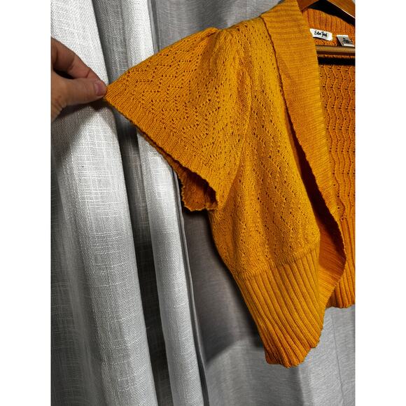 Y2K Extra Touch Crochet Shrug Size 2X Twee Boho Cottage - Picture 3 of 5